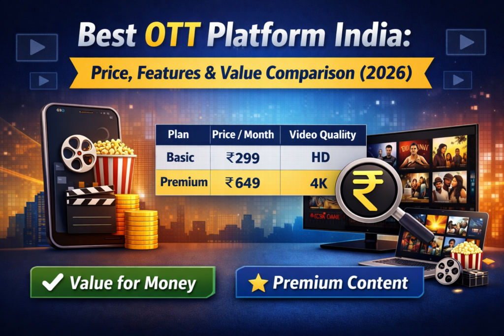 Best OTT Streaming Platforms in India